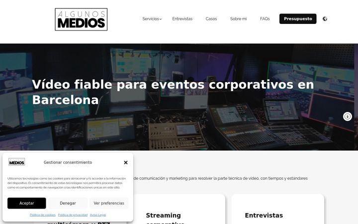 Ekrānuzņēmums no algunosmedios.com