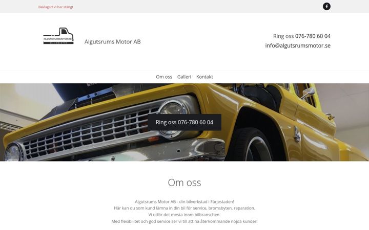 Screenshot of algutsrumsmotor.se