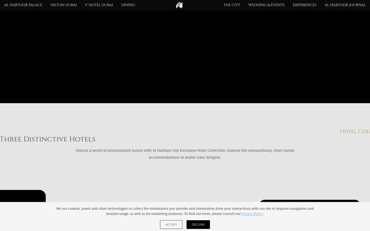 Screenshot of alhabtoorcity.com