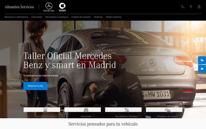 Screenshot of alhambraservicios.com