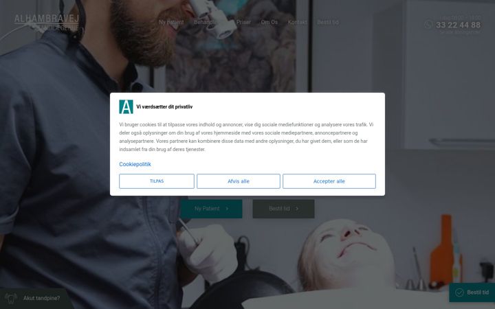 Ekrānuzņēmums no alhambravej.dk