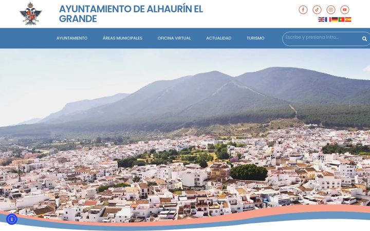 Screenshot of alhaurinelgrande.es