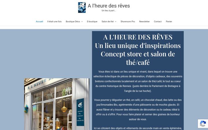 Screenshot of alheuredesreves.fr
