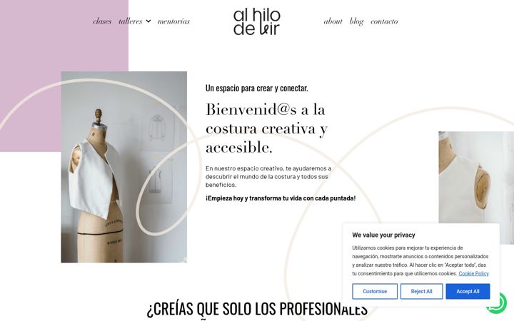 Screenshot of alhilodevir.com