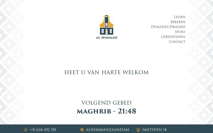 Screenshot of alhimmah.nl