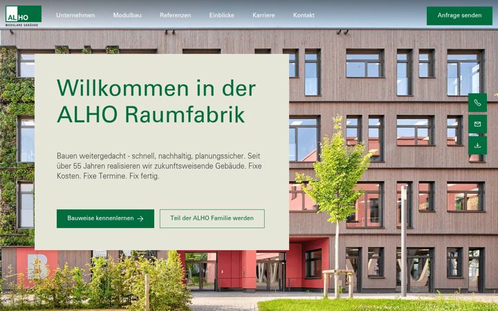 Screenshot of alho.com