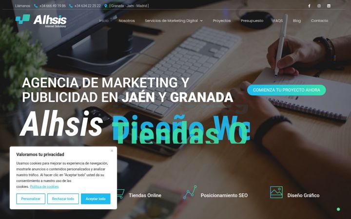 Screenshot of alhsis.com