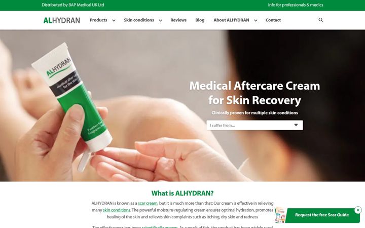 Screenshot of alhydran.co.uk