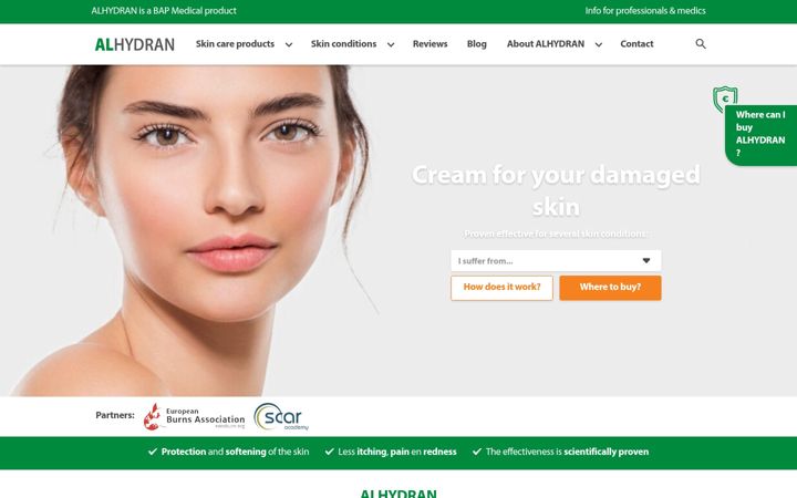 Screenshot of alhydran.com