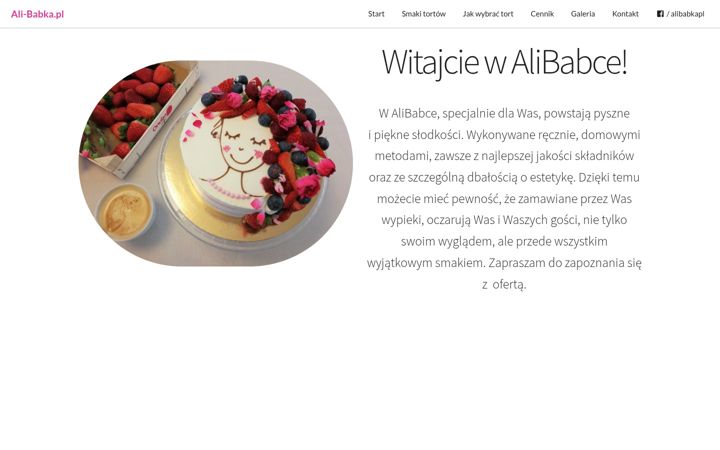 Screenshot of ali-babka.pl