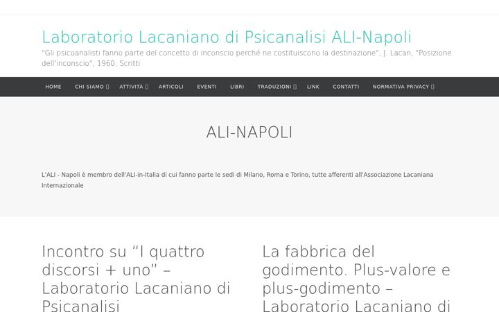 Screenshot of ali-napoli.it