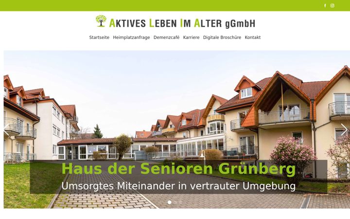 Screenshot ta' alia-pflege.de