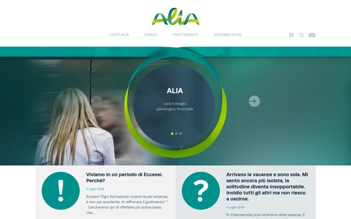 Screenshot of aliadonne.it