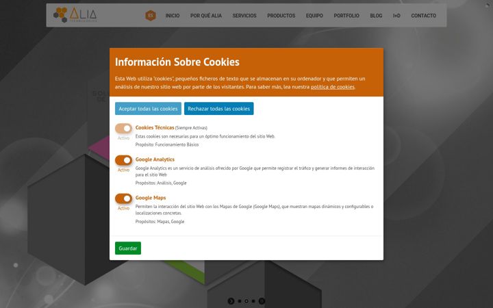 Screenshot of alialabs.com