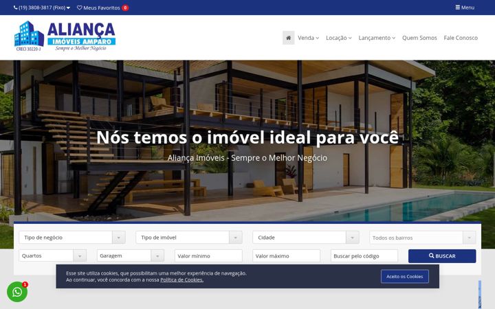 Screenshot του aliancaimoveisweb.com.br