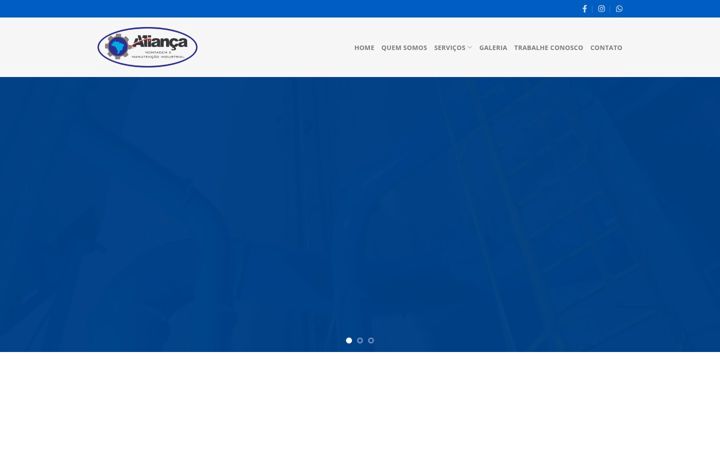 Screenshot του aliancamontagemindustrial.com.br