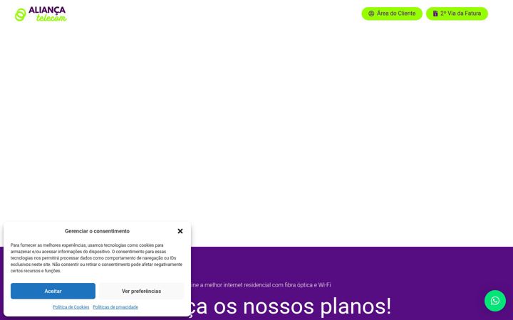 Screenshot του aliancatelecom.net.br