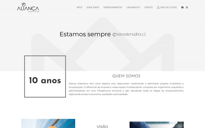 Screenshot of aliancaurbanismo.com.br