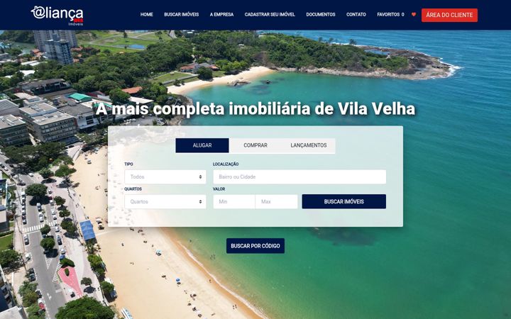 Screenshot του aliancawebimoveis.com