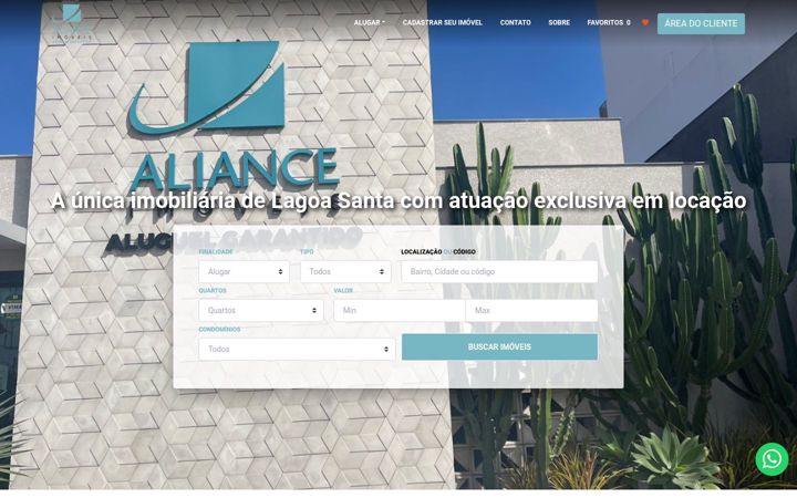Screenshot van alianceimoveis.com