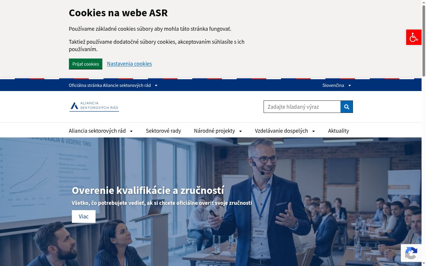 Screenshot van de toestemmingsbanner zoals getoond vóór enige interactie