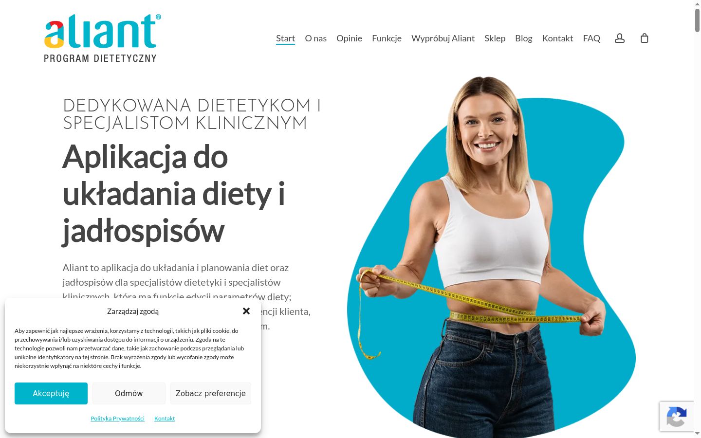 Ekrānuzņēmums ar piekrišanas baneri, kas tika rādīts pirms jebkādas mijiedarbības