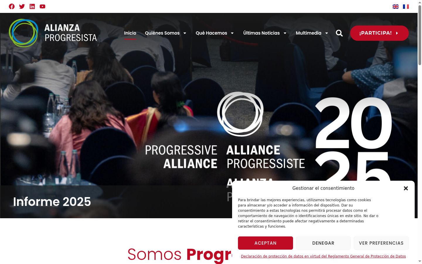 Sutikimo reklamjuostės, rodytos prieš bet kokią sąveiką, ekrano kopija