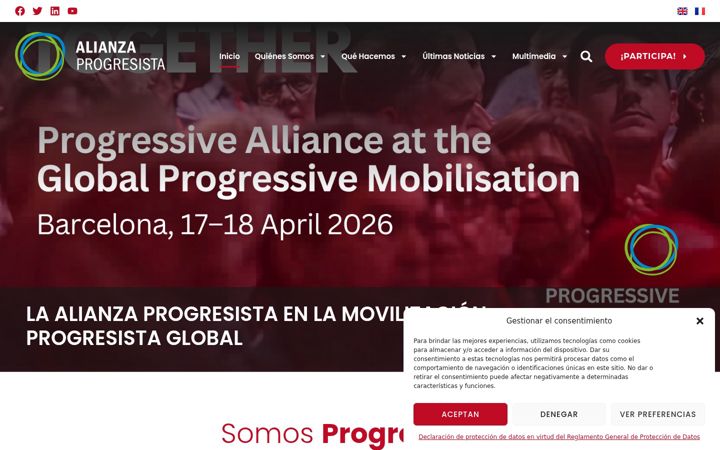 Screenshot of alianza-progresista.info