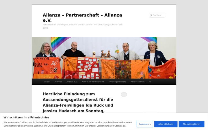 Skärmbild av alianza.de