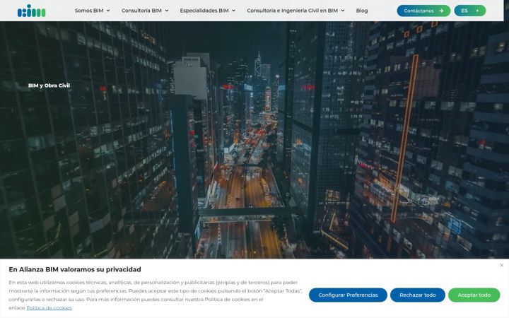 Screenshot of alianzabim.com