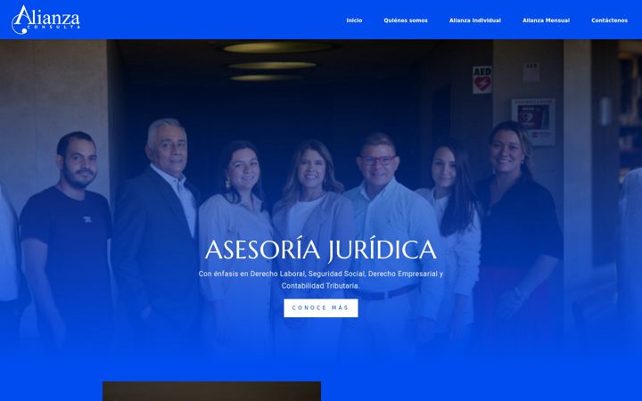 Screenshot of alianzaconsulta.com
