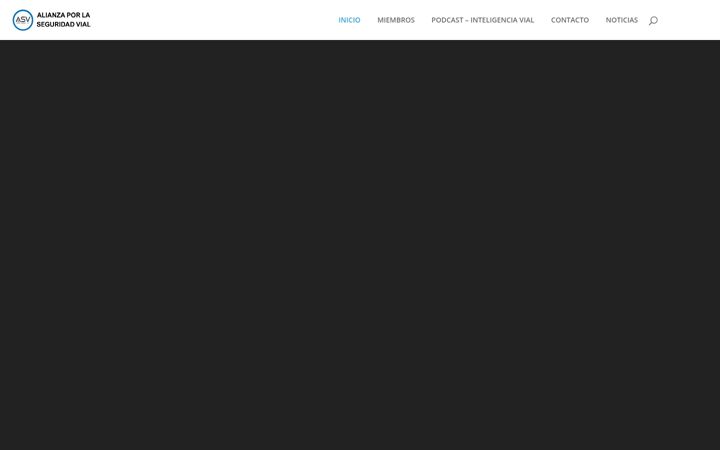Screenshot of alianzaseguridadvial.org