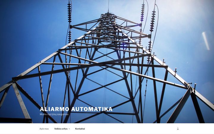 Screenshot of aliarmoautomatika.lt