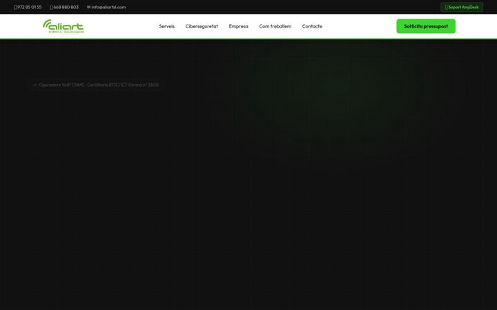 Screenshot of aliartsl.com