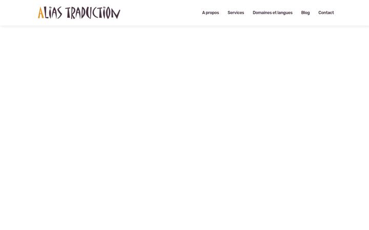 Snímek obrazovky alias-traduction.com