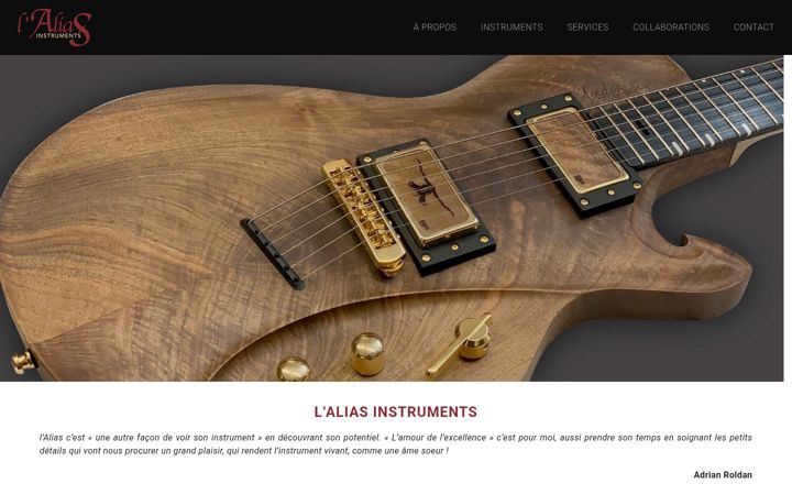 Ekrano kopija aliasinstruments.ch