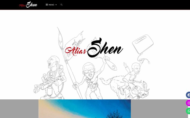 Screenshot of aliasshen.com