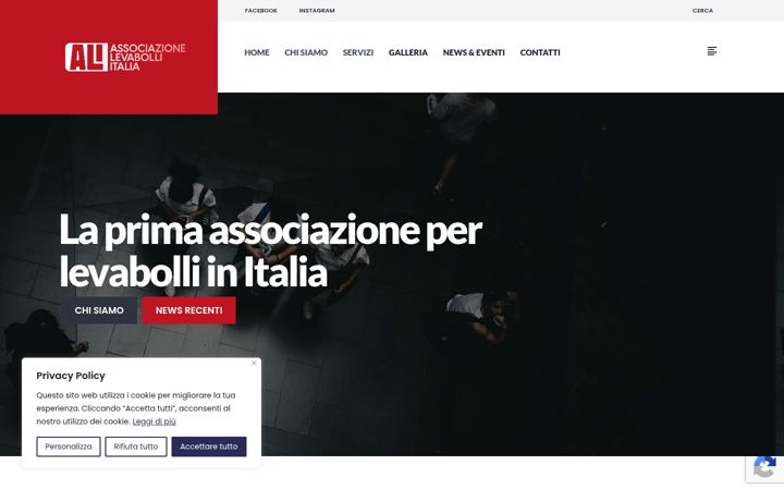 Screenshot of aliassociazione.it