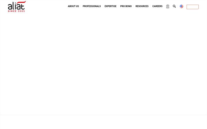 Screenshot of aliat.group