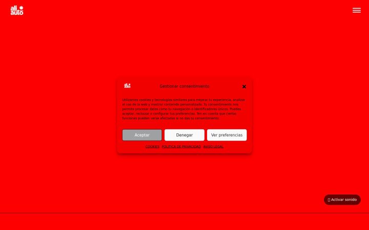 Screenshot of aliauto.com