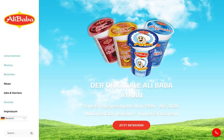 Capture d'écran de alibaba.de