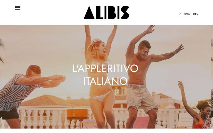 Screenshot of alibis.it