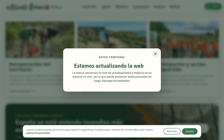 Screenshot of alicanterenace.es