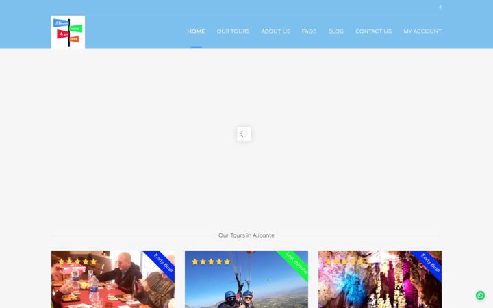 Screenshot of alicantetours4you.com