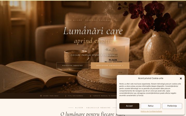 Screenshot of alicar.ro