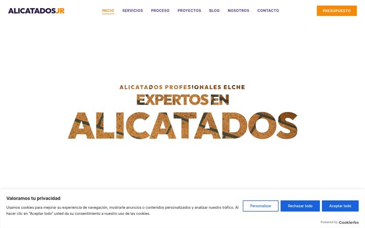 Screenshot of alicatadosjr.com