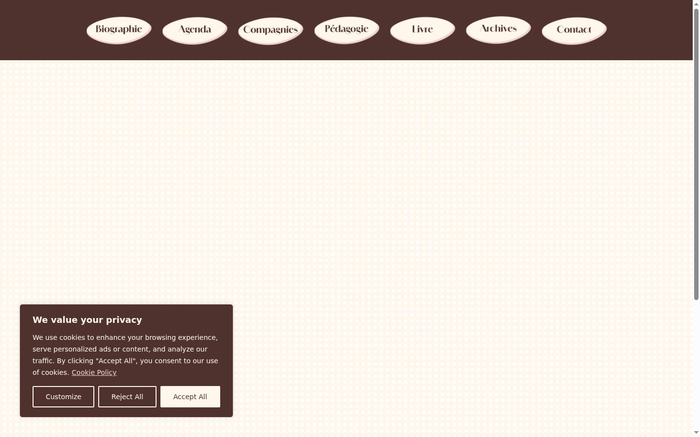 Screenshot tal-banner tal-kunsens muri qabel kwalunkwe interazzjoni