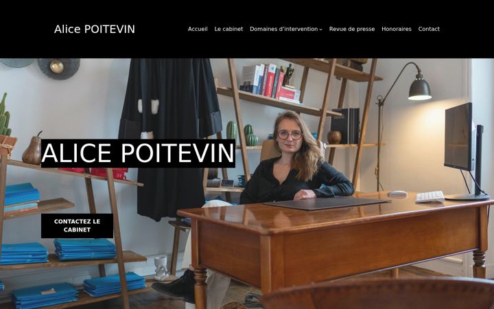 Capture d'écran de alice-poitevin.fr