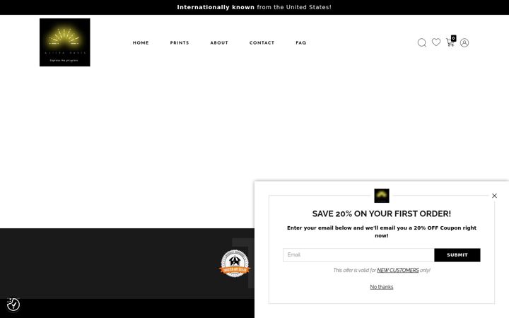 Screenshot of aliceadavis.art
