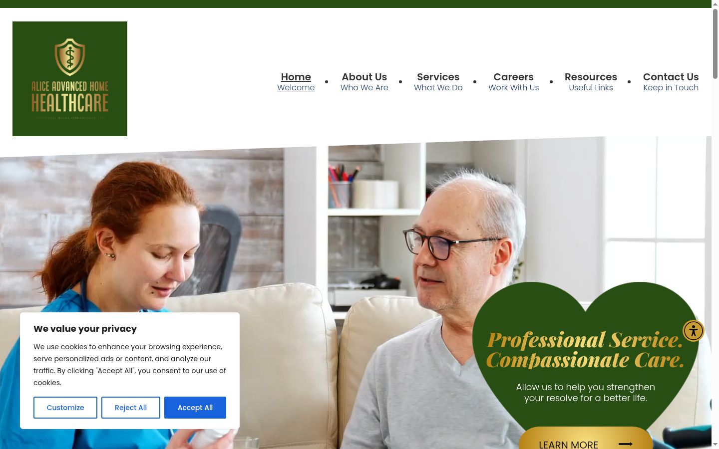 Screenshot tal-banner tal-kunsens muri qabel kwalunkwe interazzjoni